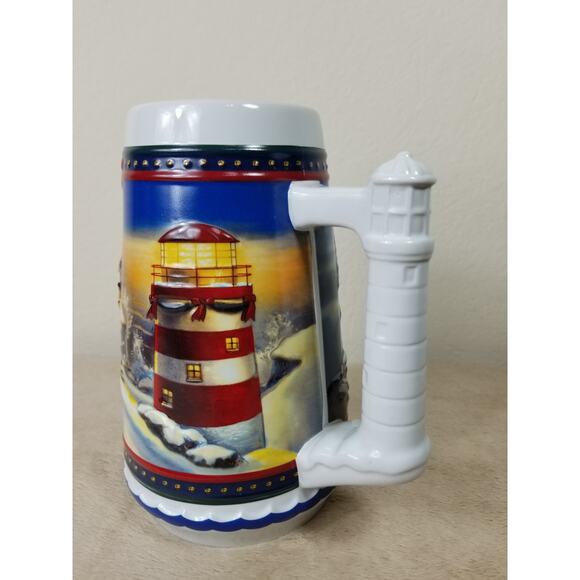 Budweiser Beer Stein Mug Guiding the Way Home 2002 Handcrafted Brazil Ceramarte - Picture 7 of 12